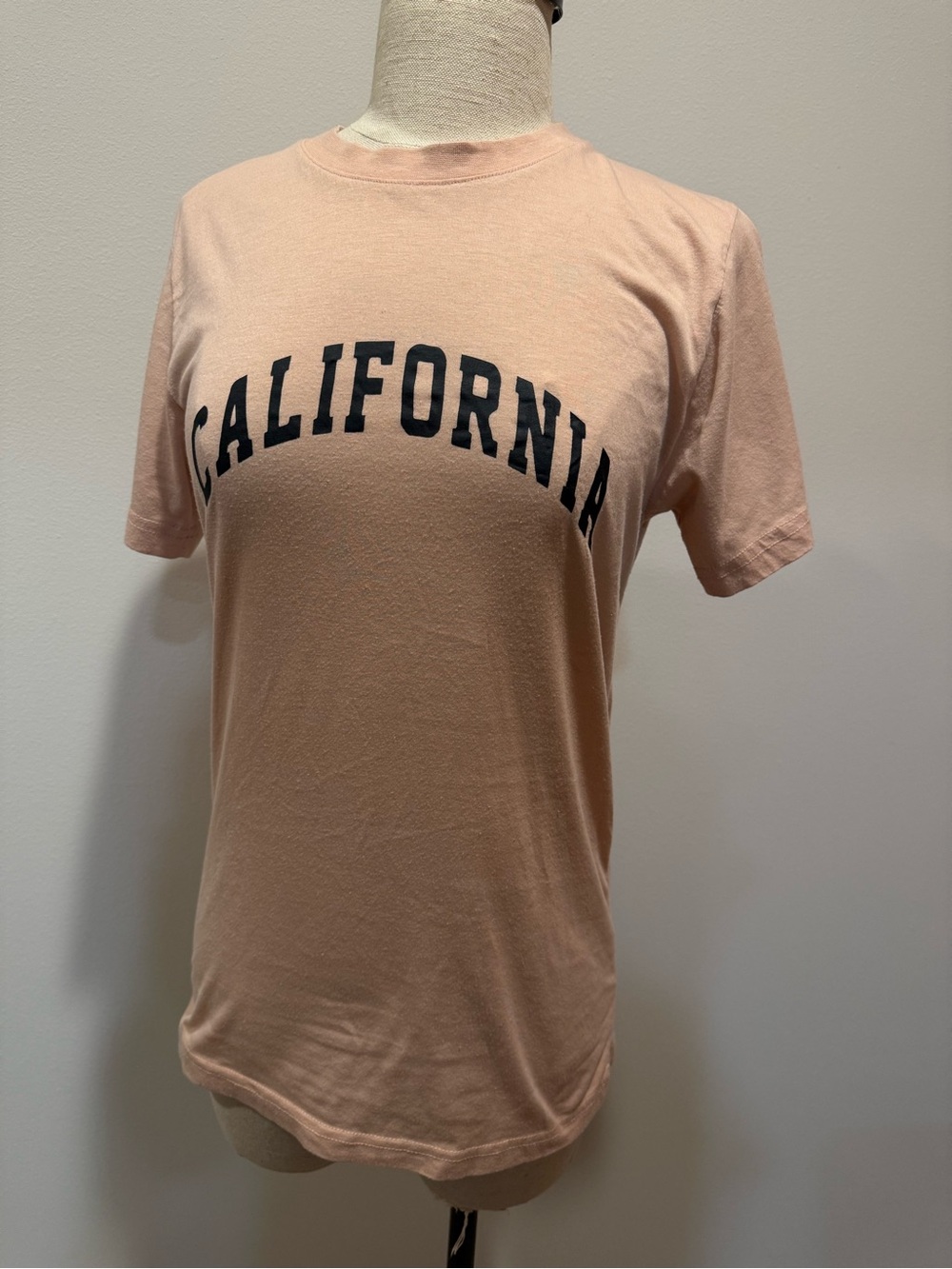 California Graphic Short Sleeve Tee - Peach